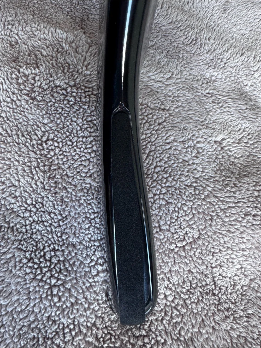 Celine Paris Authentic Black Heavy Duty Suit Coat Hanger Non-Slip Shoulder Grip
